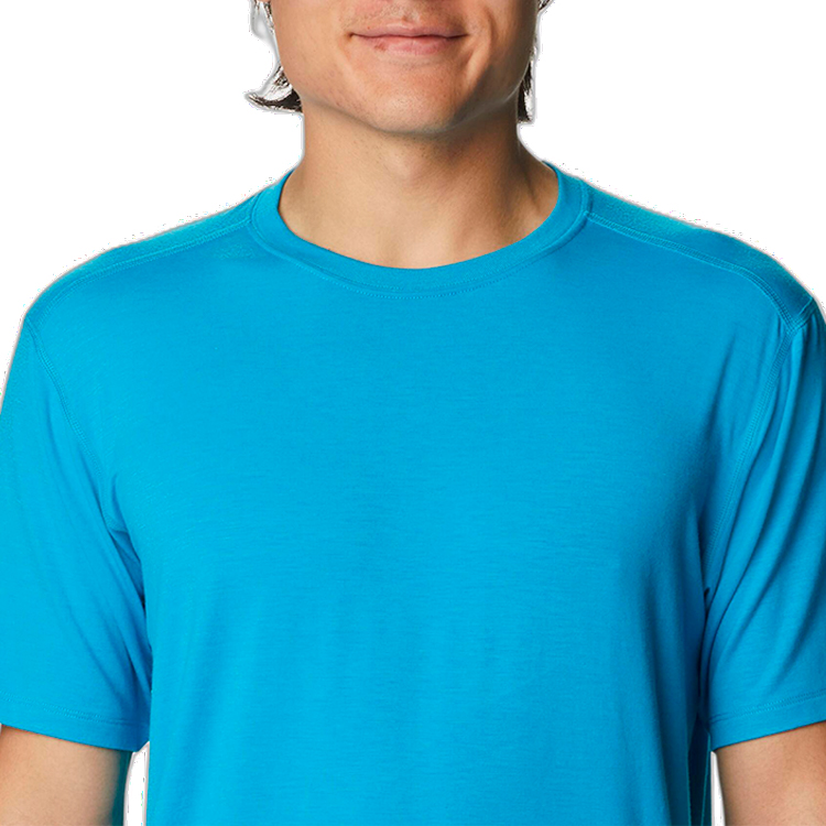 Tricou bărbătesc Columbia M Endless Trail Running Tech Tee S Albastru deschis photo 3